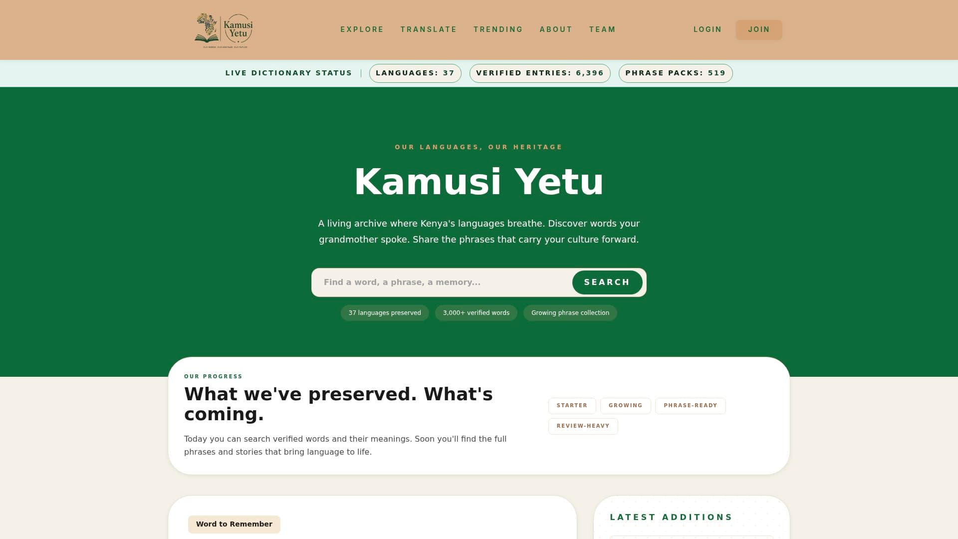 Kamusi Yetu